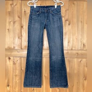 Women’s Citizen of Humanity Kelly #001 low rise, bootcut jean, size 24/29